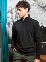 Μπλούζα Φούτερ Με Φερμουάρ Στο Γιακά 10-726 Μαύρο