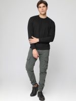 Ανδρική Μπλούζα Με Ιδιαίτερη Πλέξη MEMPHIS 206025 Μαύρο - Image 2