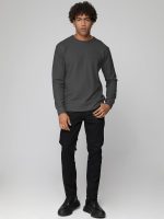 Ανδρική Μπλούζα Με Λεπτή Πλέξη KOBY 206032 Γκρι