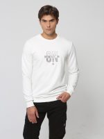 Casual Ανδρική Μπλούζα Μακρυμάνικη ALAN 206027 Λευκό - Image 3