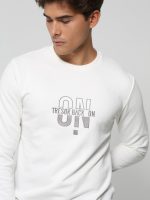 Casual Ανδρική Μπλούζα Μακρυμάνικη ALAN 206027 Λευκό