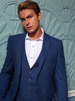 Ανδρικό Κοστούμι Με Γιλέκο LUCIO 2013 Μπλε - Image 2