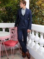 Ανδρικό Σακάκι DOMENICO 1422 Μπλε - Image 5