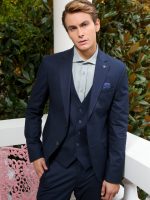 Ανδρικό Σακάκι DOMENICO 1422 Μπλε - Image 3