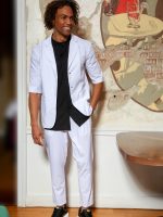 Παντελόνι Με Λάστιχο 7/8 LORO 4703 Λευκό - Image 3