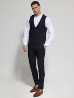 Ανδρικό Γιλέκο Με Κουμπάκια ANDRIANO 9423 Μπλε - Image 3