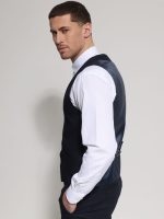 Ανδρικό Γιλέκο Με Κουμπάκια ANDRIANO 9423 Μπλε - Image 4