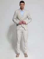 Ανδρικό Γιλέκο Με Κουμπάκια ANDRIANO 9423 Μπεζ - Image 4