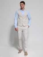 Ανδρικό Γιλέκο Με Κουμπάκια ANDRIANO 9423 Μπεζ - Image 3