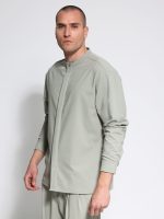 Ανδρικό Πουκάμισο Oversize LORO 2704 Φυστικί - Image 5