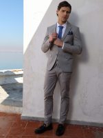 Ανδρικό Γιλέκο Με Κουμπάκια DOMENICO 9422 Γκρι - Image 4