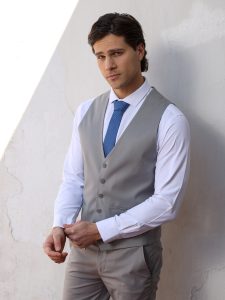 Ανδρικό Γιλέκο Με Κουμπάκια DOMENICO 9422 Γκρι