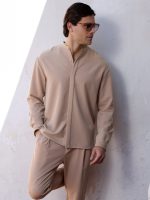 Ανδρικό Πουκάμισο Oversize LORO 2704 Μπεζ - Image 4