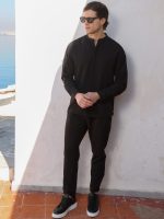 Ανδρικό Πουκάμισο Oversize LORO 2704 Μαύρο - Image 2