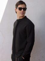 Ανδρικό Πουκάμισο Oversize LORO 2704 Μαύρο - Image 3