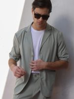 Ανδρικό Over Σακάκι LORO 2703 Φυστικί - Image 4