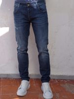 Παντελόνι Jean OREGON Με Φθορές 6266 Dark Blue