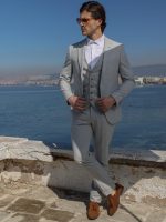 Ανδρικό Κοστούμι Με Γιλέκο ALESSI 2017 Elephant - Image 5