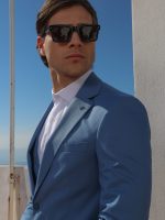 Ανδρικό Κοστούμι Με Γιλέκο DONTE 2015 Light Blue - Image 2