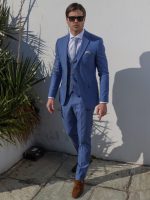 Ανδρικό Κοστούμι Με Γιλέκο MACEO 1620 Indigo - Image 6