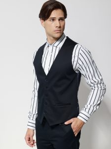 Ανδρικό Γιλέκο Με Κουμπάκια ADAN 9432 Μπλε