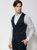 Ανδρικό Γιλέκο Με Κουμπάκια ADAN 9432 Μπλε