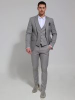 Ανδρικό Παντελόνι DOMENICO 4422 Γκρι - Image 4