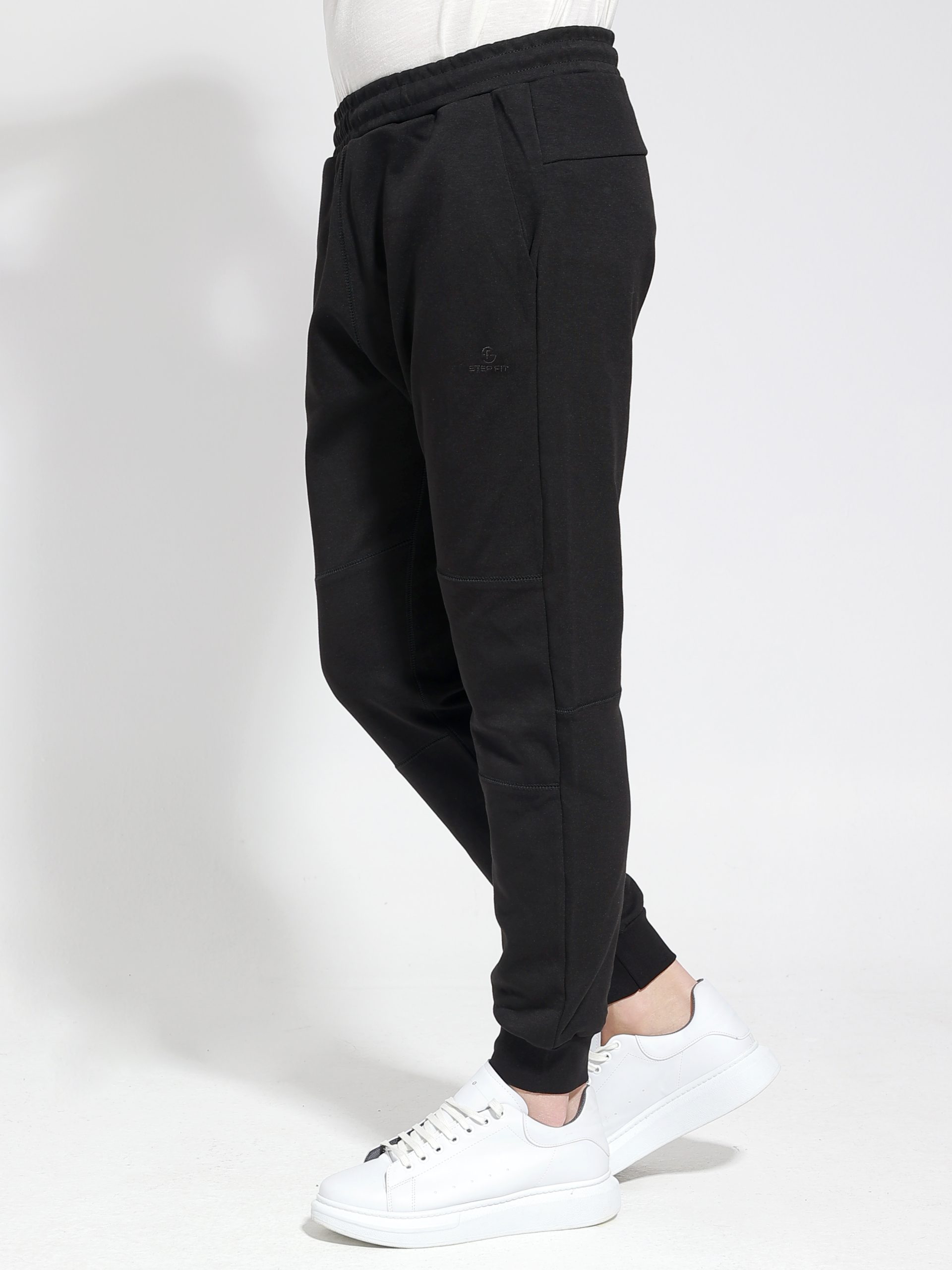 4S0A1903 Ανδρικό Παντελόνι Φόρμα 50-109 Μαύρο - Image 1