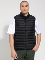 Ανδρικό Αμάνικο Μπουφάν 20-143 Μαύρο