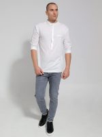 Ανδρικό Jean Παντελόνι Πεντάτσεπο 40-182 Γκρι - Image 6