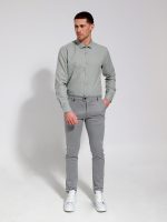 Ανδρικό Πουκάμισο Slim-fit BRUNO 33-7450 Μέντα - Image 4