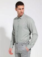 Ανδρικό Πουκάμισο Slim-fit BRUNO 33-7450 Μέντα