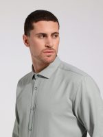 Ανδρικό Πουκάμισο Slim-fit BRUNO 33-7450 Μέντα - Image 2