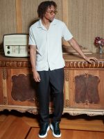 Κοντομάνικο Πουκάμισο Slim-fit CLAUDIO 250-211 Μπεζ - Image 4