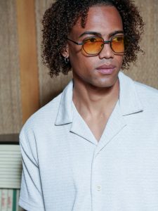 Κοντομάνικο Πουκάμισο Slim-fit CLAUDIO 250-211 Μπεζ