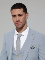 Ανδρικό Κοστούμι Με Γιλέκο ENRICO 260-270 Σιελ - Image 2