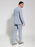 Ανδρικό Κοστούμι Με Γιλέκο ENRICO 260-270 Σιελ - Image 4