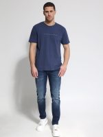 Ανδρικό Βαμβακερό T-shirt GEREMIA 207079 Μπλε - Image 3