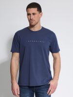 Ανδρικό Βαμβακερό T-shirt GEREMIA 207079 Μπλε - Image 2