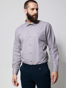 Ανδρικό Πουκάμισο Tailor-Fit GIANNI 33-8166 Μπλε Φαρδιά γραμμή