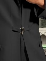 Ανδρικό Σακάκι Με Ιδιαίτερο Κλείσιμο MATTIA 260-959 Μαύρο - Image 2