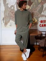 Ανδρική Μπλούζα Μανίκι 3/4 VALERIO 270-957 Χακί - Image 2