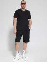 Ανδρικό T-shirt Με Ιδιαίτερη Πλέξη Moreto 207018 Μαύρο - Image 3