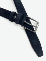 Ανδρική Ζώνη Suede 33-6036 Μπλε - Image 2