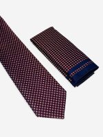 Ανδρική Γραβάτα Με Μαντηλάκι 33-6099 Red 5 - Image 2