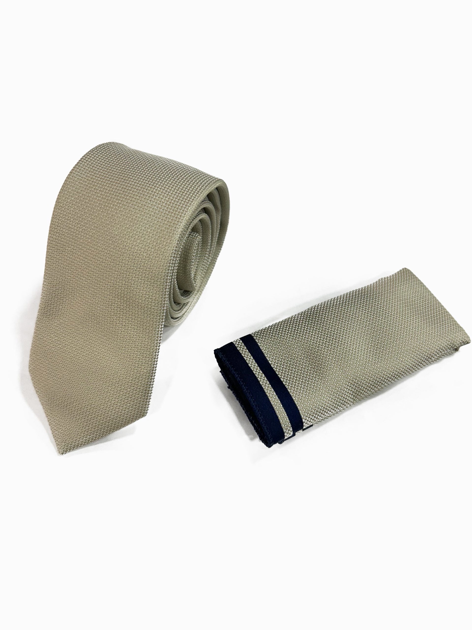 IMG_1736 copy Ανδρική Γραβάτα Με Μαντηλάκι 33-6099 Beige 5 - Image 1