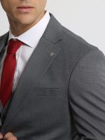Ανδρικό Κοστούμι Με Γιλέκο HANK 2031 Γκρι - Image 4