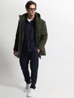 Ανδρικό Μπουφάν Με Κουκούλα SONNY 2274 Χακί - Image 4