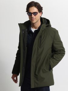 Ανδρικό Μπουφάν Με Κουκούλα SONNY 2274 Χακί
