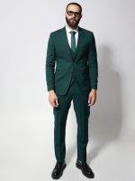 Ανδρικό Κοστούμι Με Γιλέκο MONOAS 2029 Πράσινο
